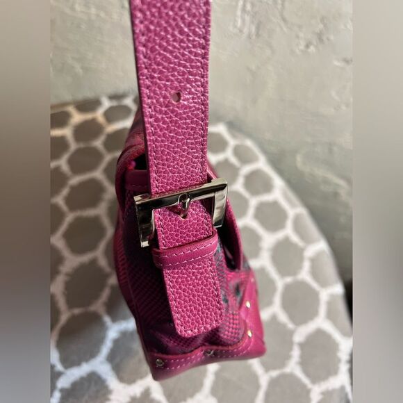 Longchamp Pink Shoulder Bag with Studded Flap like new-excellent condition - Picture 6 of 16